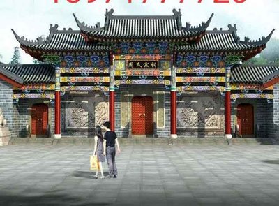 古建門(mén)樓|仿古祠堂|仿古寺廟--湖北藍(lán)禾園林古建工程